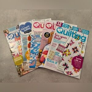 Set of 5 Love Patchwork & Quilting Magazines Issues 98, 129, 137, 141 & Special